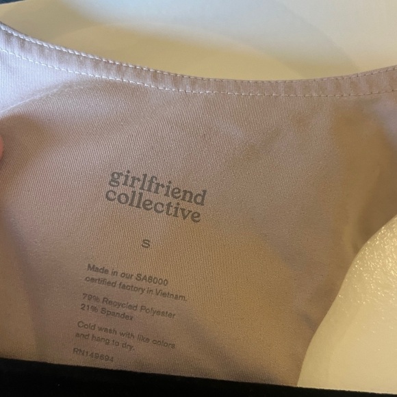 Girlfriend Collective Women's Brown Route Bella Scoop Tank Sports Bra Size Small - Picture 3 of 7